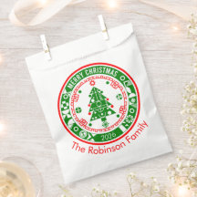 Frohe Weihnachten mit Familiennamen