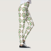 Frohe Weihnachten mit Familiennamen Leggings (Rechts)