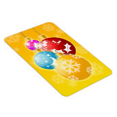 Frohe Weihnachten mit festlichen Feiertagen Orname Magnet (Rechte Seite)