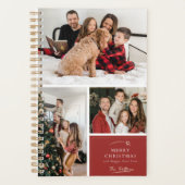 Frohe Weihnachten mit fröhlichem Familienplaner Planer (Vorderseite)