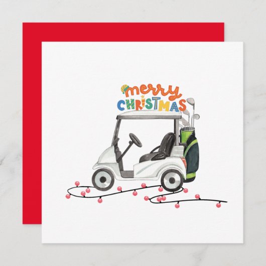 Frohe Weihnachten mit Golf-Taschenwagen für     Go (Vorne/Hinten)