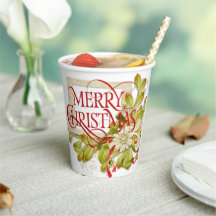 Frohe Weihnachten mit grünen Florals