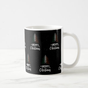 Frohe Weihnachten mit irischer Flagge Kaffeetasse