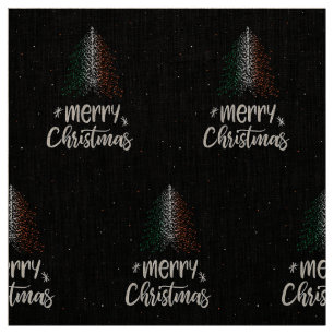 Frohe Weihnachten mit irischer Flagge Stoff