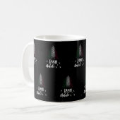 Frohe Weihnachten mit Italien-Flagge Kaffeetasse (Vorderseite Links)