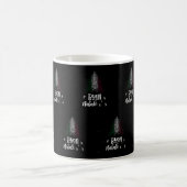 Frohe Weihnachten mit Italien-Flagge Kaffeetasse (Mittel)