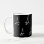 Frohe Weihnachten mit Italien-Flagge Kaffeetasse (Links)
