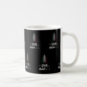 Frohe Weihnachten mit Italien-Flagge Kaffeetasse