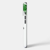 Frohe Weihnachten mit Katze und Welpe Case-Mate iPhone Hülle (Rückseite / Links)