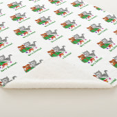 Frohe Weihnachten mit Katze und Welpe Sherpadecke (3/4)