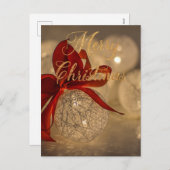 Frohe Weihnachten mit leichten Kugeln (Vorne/Hinten)