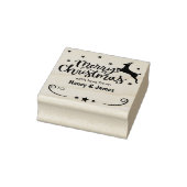 Frohe Weihnachten mit Liebe aus (Zoll) Couple, Gummistempel (Stempel)