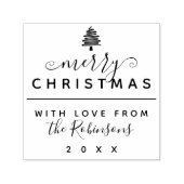 Frohe Weihnachten mit Liebe | Custom Script-Gesche Permastempel (Design)