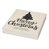 Frohe Weihnachten mit Liebe, große Familie Gummistempel (Stempel)