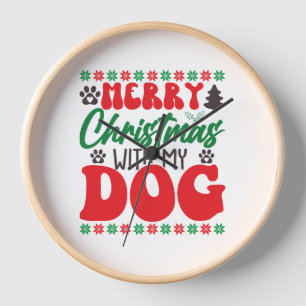 Frohe Weihnachten mit meinem Hund-01 Uhr
