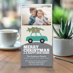 Frohe Weihnachten mit neuen Zuhause Address Moving