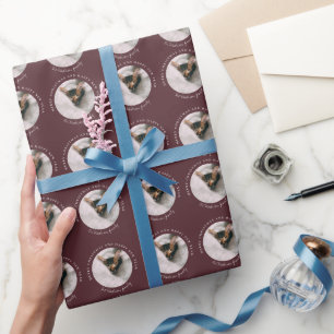 Frohe Weihnachten mit One Circle Foto Chocolate Geschenkpapier