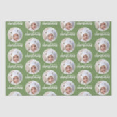 Frohe Weihnachten mit One Circle Foto - grün Seidenpapier (Vorderseite)