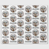 Frohe Weihnachten mit One Circle Foto - weiß Geschenkpapier (Flach)