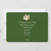 Frohe Weihnachten mit Presents Custom Foto (Rückseite)