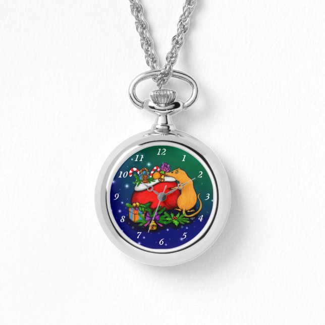 Frohe Weihnachten mit Rat Prince Armbanduhr (Vorderseite)