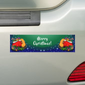 Frohe Weihnachten mit Rat Prince Autoaufkleber (Auf Auto)