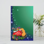 Frohe Weihnachten mit Rat Prince Briefpapier (Stehend Vorderseite)
