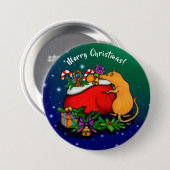 Frohe Weihnachten mit Rat Prince Button (Vorne & Hinten)