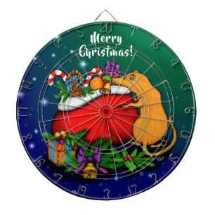 Frohe Weihnachten mit Rat Prince Dartscheibe