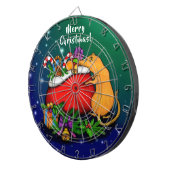 Frohe Weihnachten mit Rat Prince Dartscheibe (Vorderseite rechts)