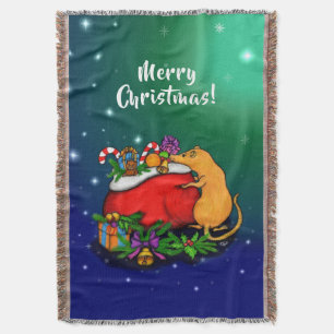 Frohe Weihnachten mit Rat Prince Decke