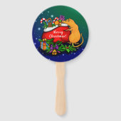 Frohe Weihnachten mit Rat Prince Fächer (Rückseite)