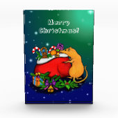 Frohe Weihnachten mit Rat Prince Fotoblock (Vorderseite)