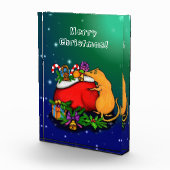 Frohe Weihnachten mit Rat Prince Fotoblock (Rechts)
