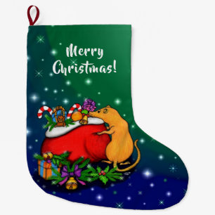 Frohe Weihnachten mit Rat Prince Großer Weihnachtsstrumpf