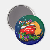 Frohe Weihnachten mit Rat Prince Magnet (Vorderseite/Rückseite)