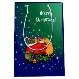 Frohe Weihnachten mit Rat Prince Mittlere Geschenktüte