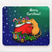 Frohe Weihnachten mit Rat Prince Mousepad (Vorne)