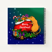Frohe Weihnachten mit Rat Prince Notizblock (Rückseite)