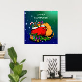 Frohe Weihnachten mit Rat Prince Poster (Heimbüro)