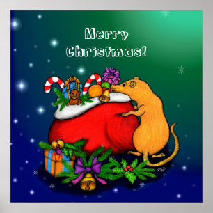 Frohe Weihnachten mit Rat Prince Poster