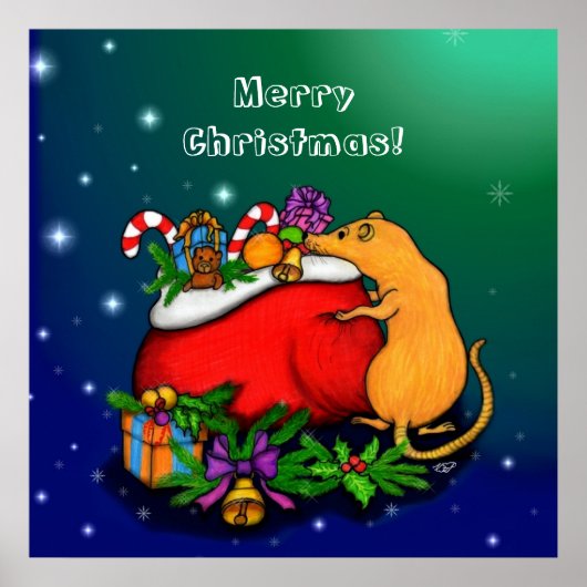 Frohe Weihnachten mit Rat Prince Poster (Vorne)
