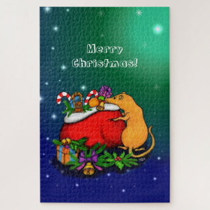 Frohe Weihnachten mit Rat Prince Puzzle