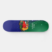 Frohe Weihnachten mit Rat Prince Skateboard (Horizontal)