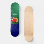 Frohe Weihnachten mit Rat Prince Skateboard (Vorderseite)