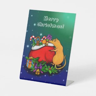 Frohe Weihnachten mit Rat Prince Sockelschild
