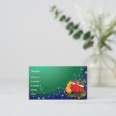 Frohe Weihnachten mit Rat Prince Visitenkarte (Stehend Vorderseite)