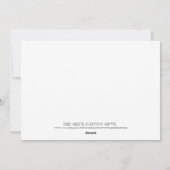 Frohe Weihnachten mit Rentier, Ornamenten und mehr (Rückseite)