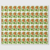 Frohe Weihnachten mit Robinen Geschenkpapier (Flach)