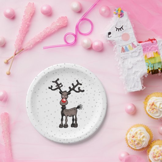 Frohe Weihnachten mit Rudolph Pappteller (Party)